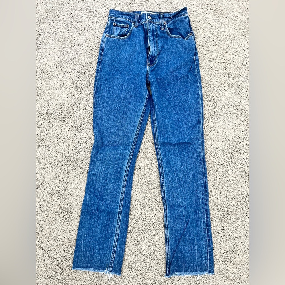 Abercrombie and fitch Women's Straight Leg Jeans - Blue